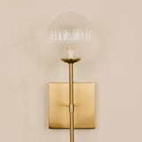 Umlilo Glass & Brass Wall Light