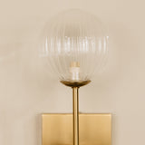 Umlilo Glass & Brass Wall Light