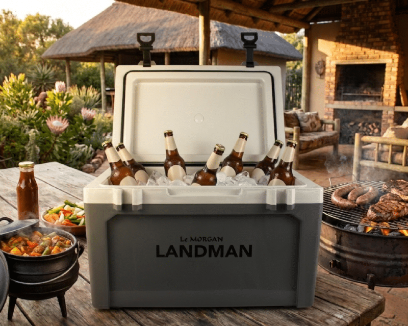 Landman 50L Cooler Box Grey - Image 1
