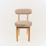 Juno Striped Dining Chair – Blonde