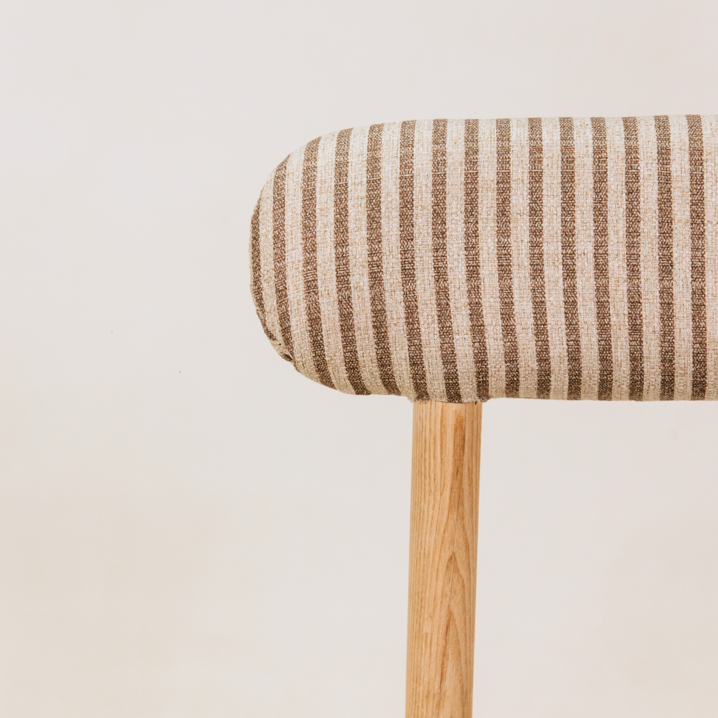 Juno Striped Dining Chair – Blonde