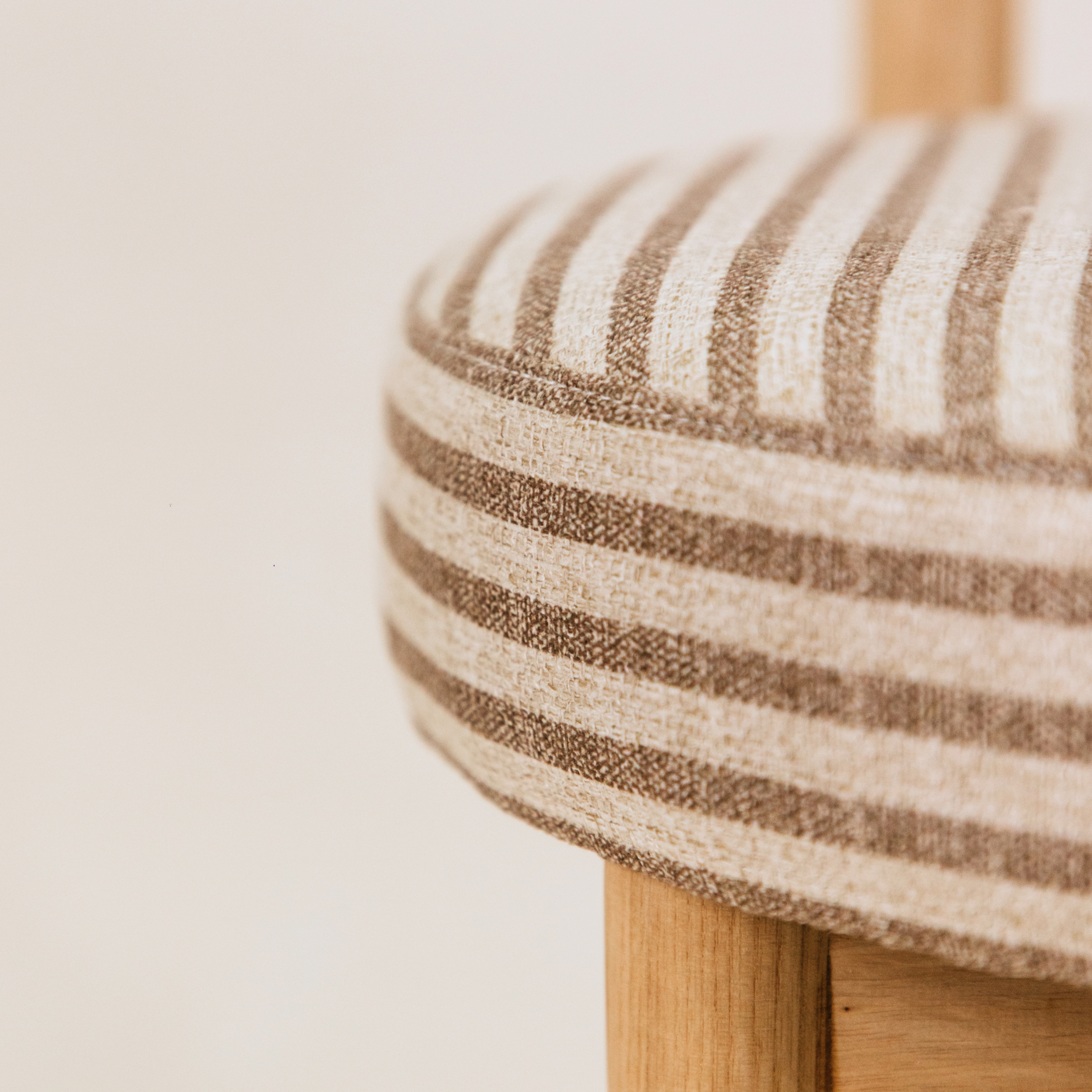 Juno Striped Dining Chair – Blonde