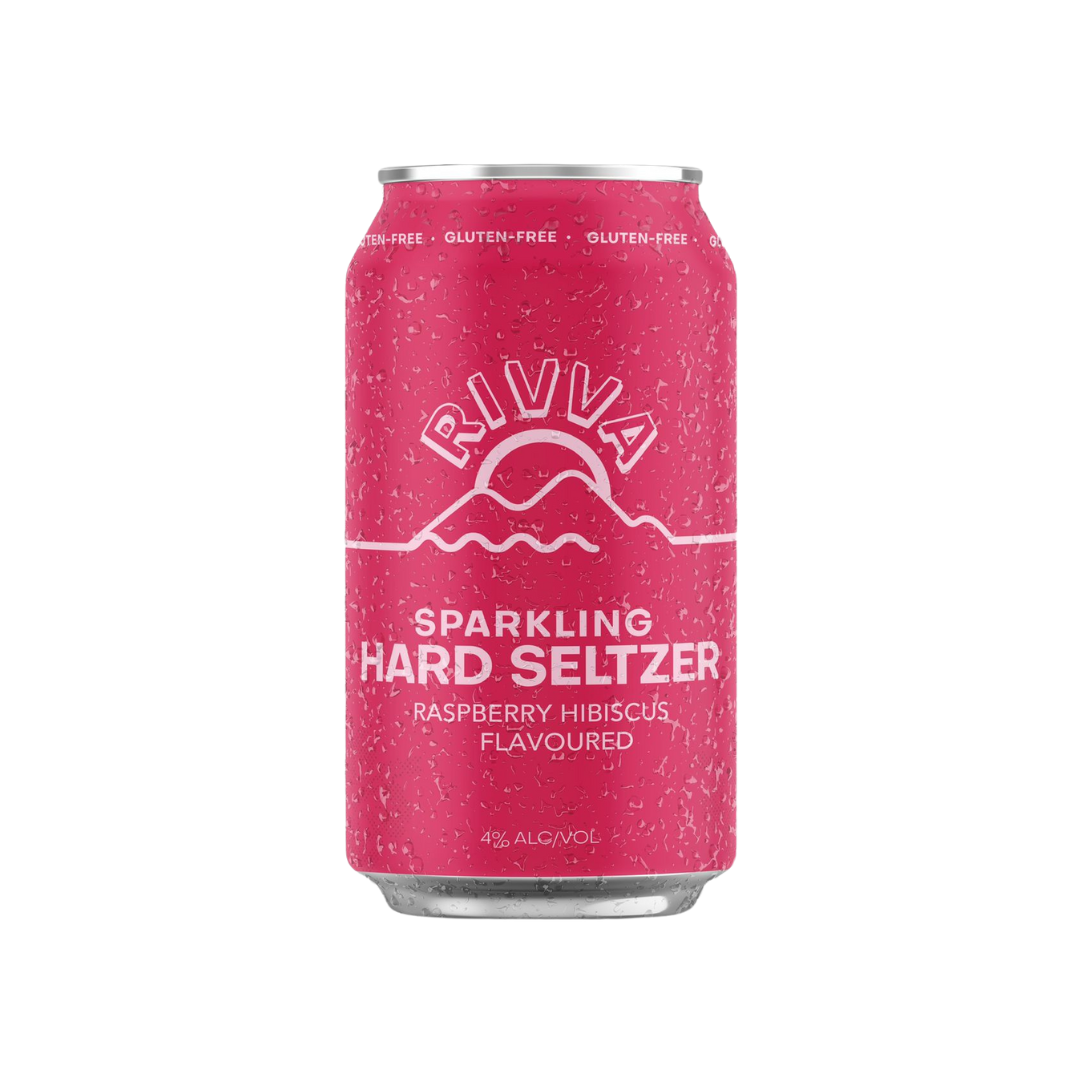 Rivva Raspberry Hibiscus Hard Seltzer