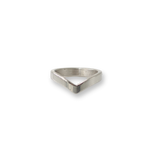 V-Shaped Ring Silver