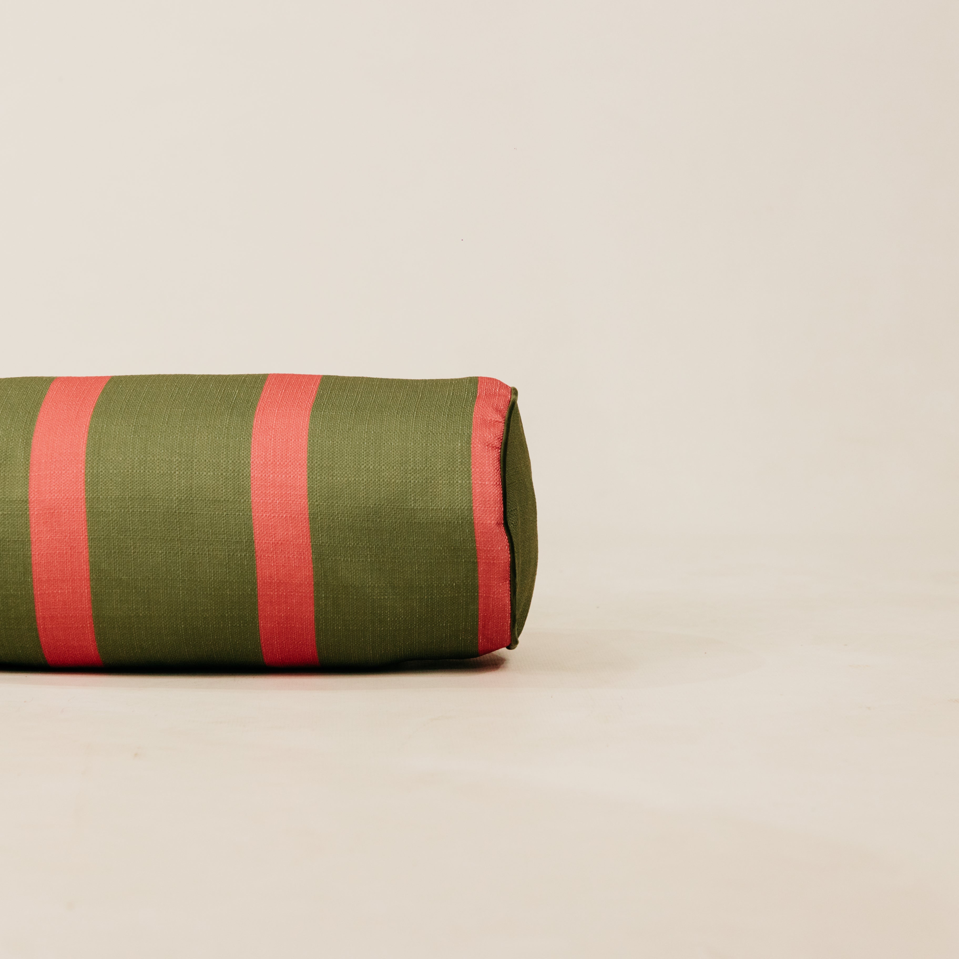 Verdant Stripe Bolster 22 x 95cm