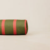 Verdant Stripe Bolster 22 x 95cm