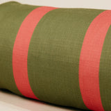 Verdant Stripe Bolster 22 x 95cm
