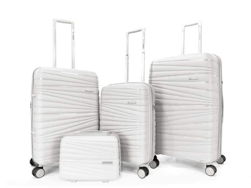 4Pc Aurora Luggage Set - White - Image 1