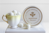 White Belgian Chocolate & Sea Salt Wedgewood Macalettes Hat Box (Next Day Delivery Product)