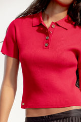 Sana Johnny Collar Knit
