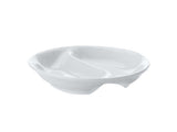 Maxwell & Williams White Basics Round Divided Sauce Dish 10cm