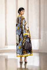 Gabrielle Linen Kimono Midi Dress