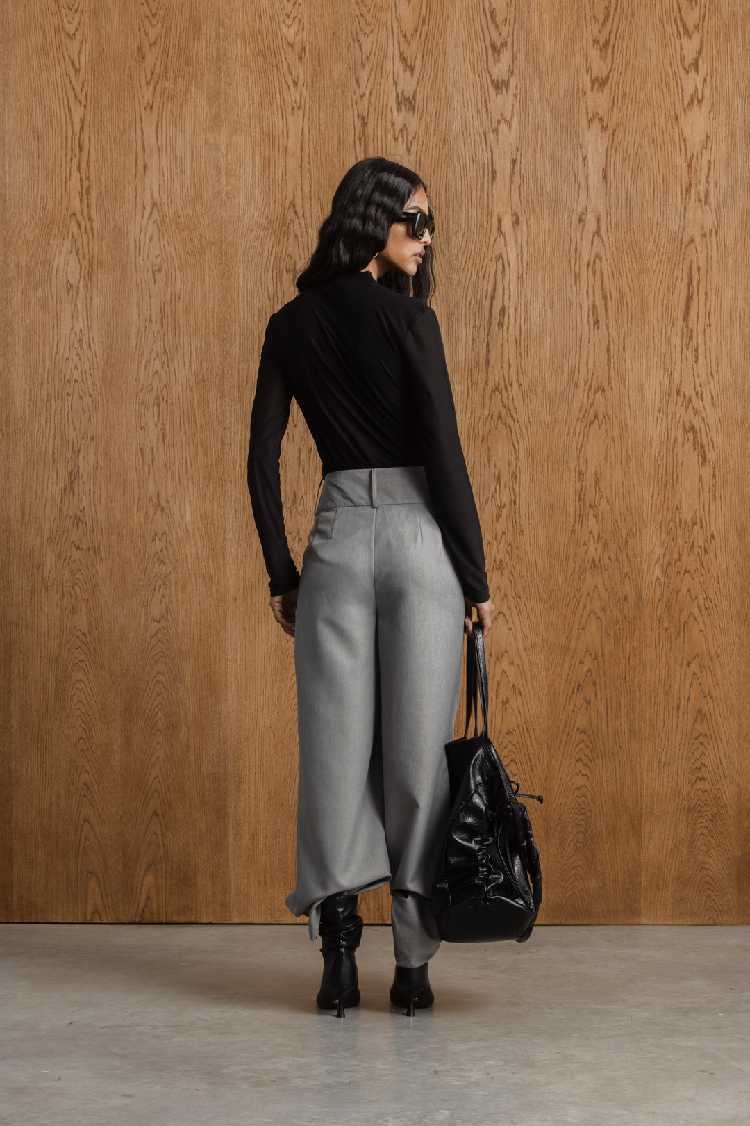 Gabby Mesh Poloneck