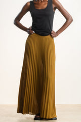 Karla Pleated Maxi Skirt