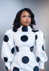 Polka Poise Maxi Dress