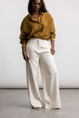 Arlene Smart Wide Leg _ 168406 _ Ecru