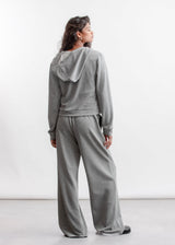 Quinlin Fitted Zip-Up Hoody _ 160703 _ Charcoal