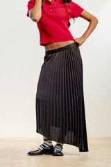 Elara Asymmetrical Pleated Skirt