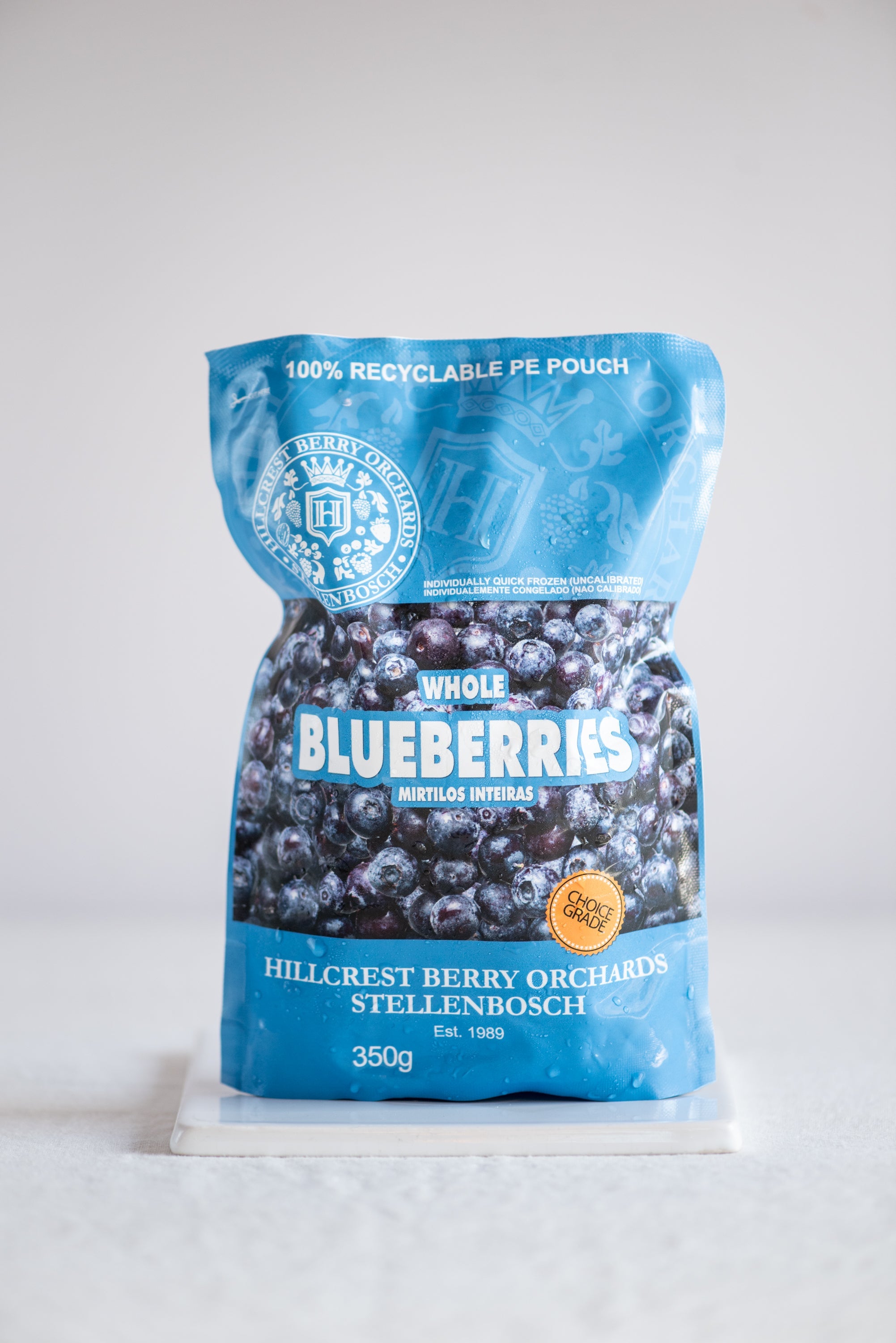 Whole Blueberries Frozen 350g