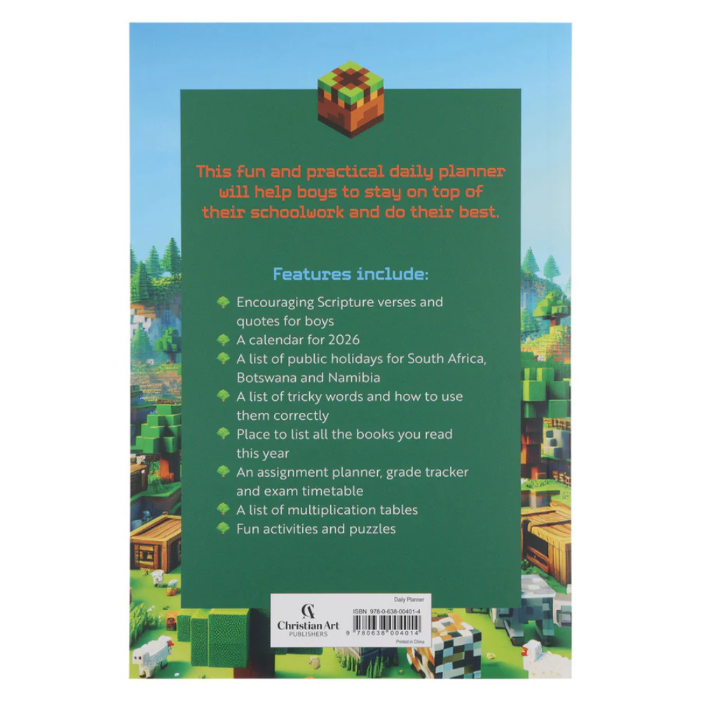 2026 School Diary for Boys