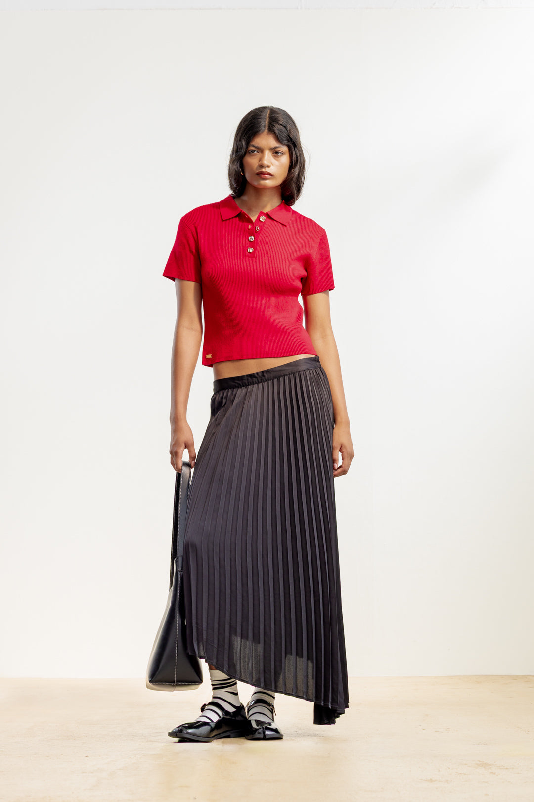 Sana Johnny Collar Knit