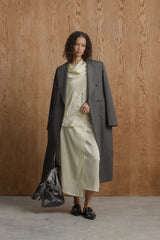 Celeste Satin Wrap Skirt