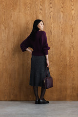 Yoliswa Mock Wrap Knit Top