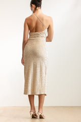 Gianna Sequin Velour Bodycon