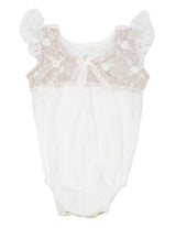 Meerkat Cream Short Sleeve Leotard