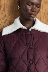 Omphile Quilted Collarless Jacket