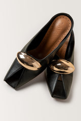Azola Chunky Trim Mule Heel