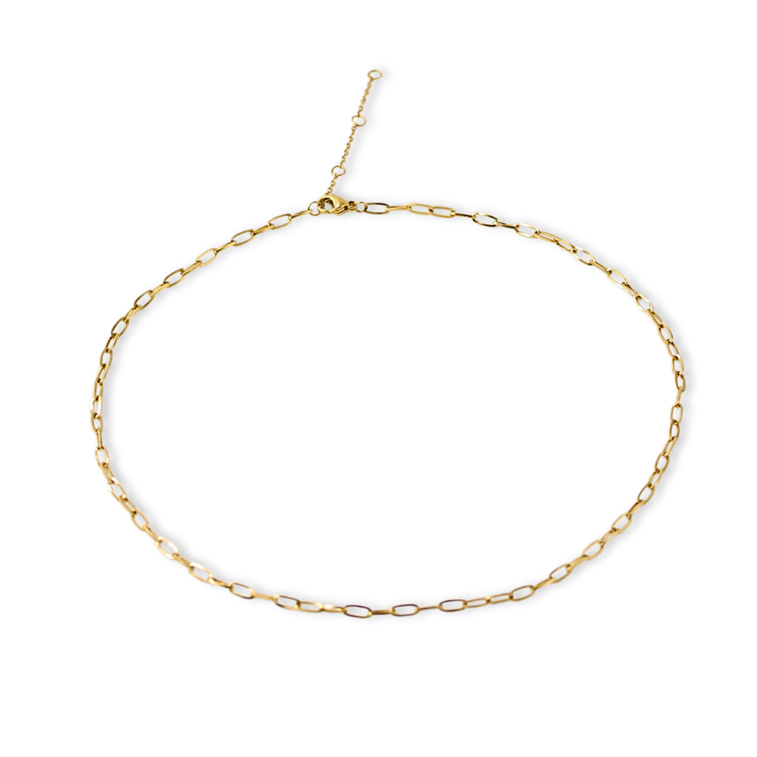 Dainty Paperclip Necklace
