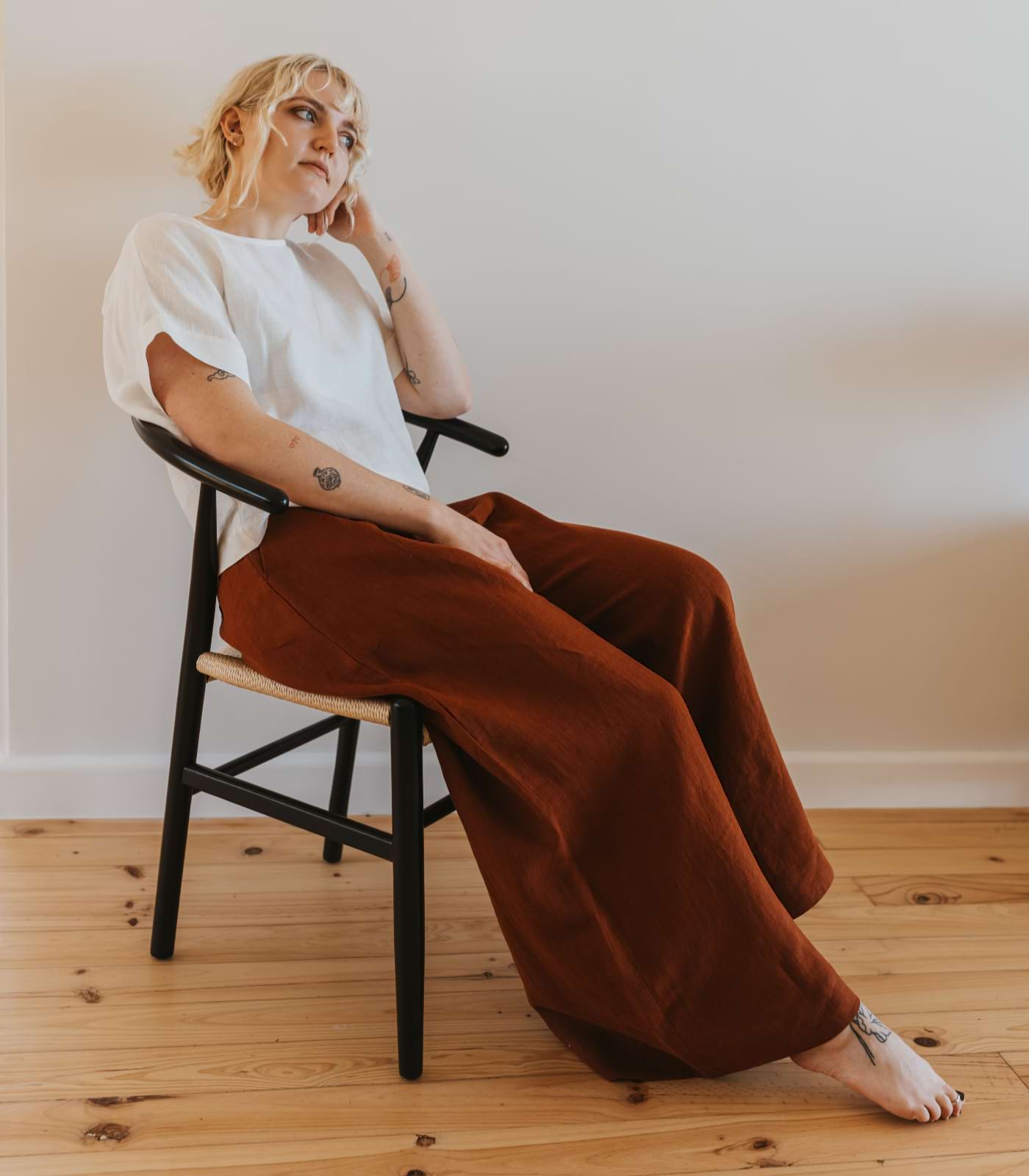 Dune Palazzo Linen Pants