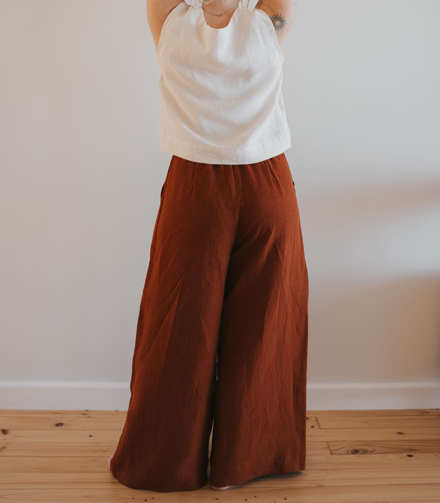 Dune Palazzo Linen Pants