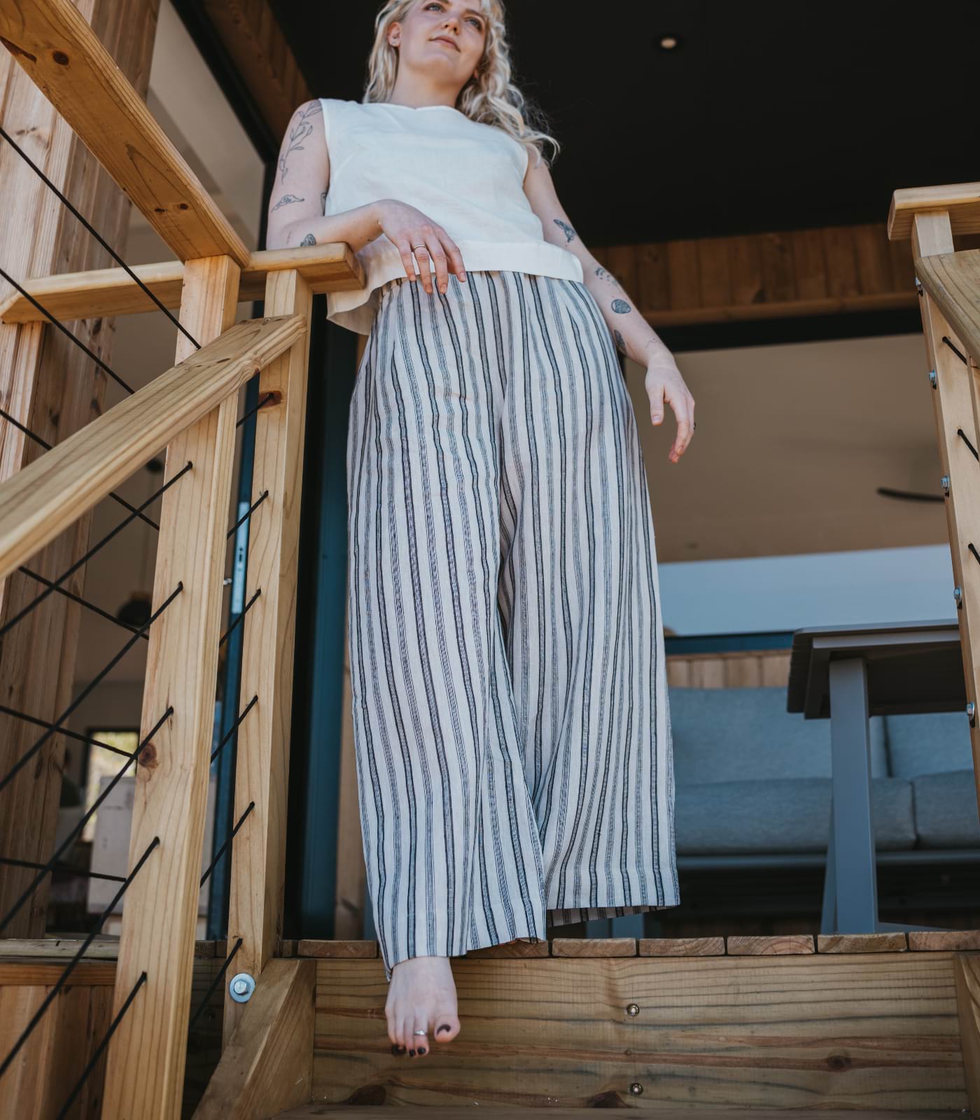 Dune Palazzo Linen Pants