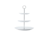 Maxwell & Williams White Basics Diamonds 3-Tier Cake Stand  3pcee
