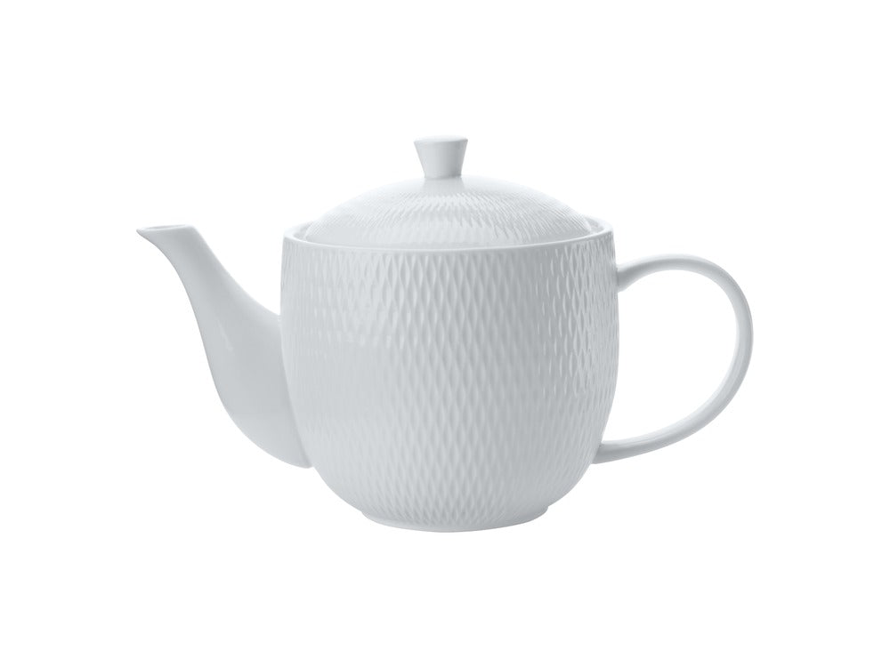 Maxwell & Williams White Basics Diamonds Teapot  800ml