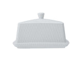 Maxwell & Williams White Basics Diamonds Butter Dish