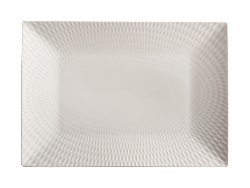 Maxwell & Williams White Basics Diamonds Rectangular Platter 25x18cm