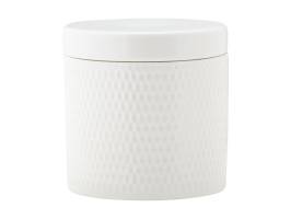 Maxwell & Williams White Basics Diamonds Canister 600ml Gift Boxed
