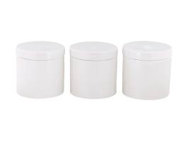 Maxwell & Williams White Basics Diamonds Canister 600ml Set of 3 Gift Boxed