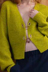 Oreratile Chain Detail Cardigan