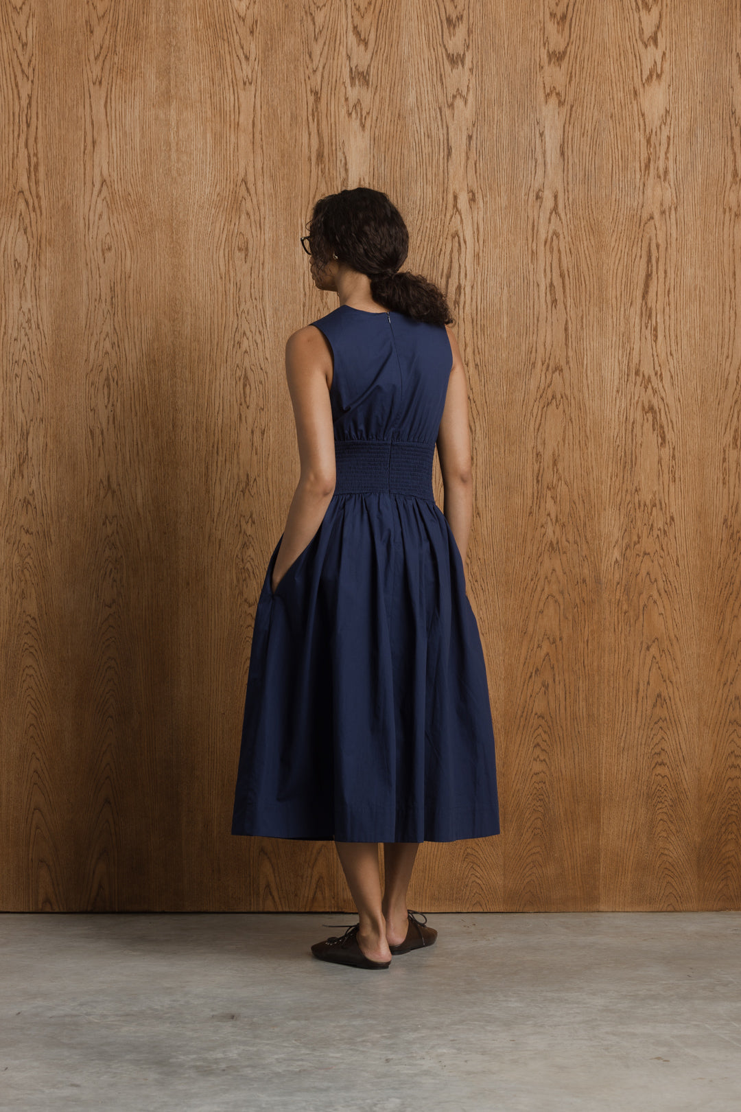 Raven Cotton Midi