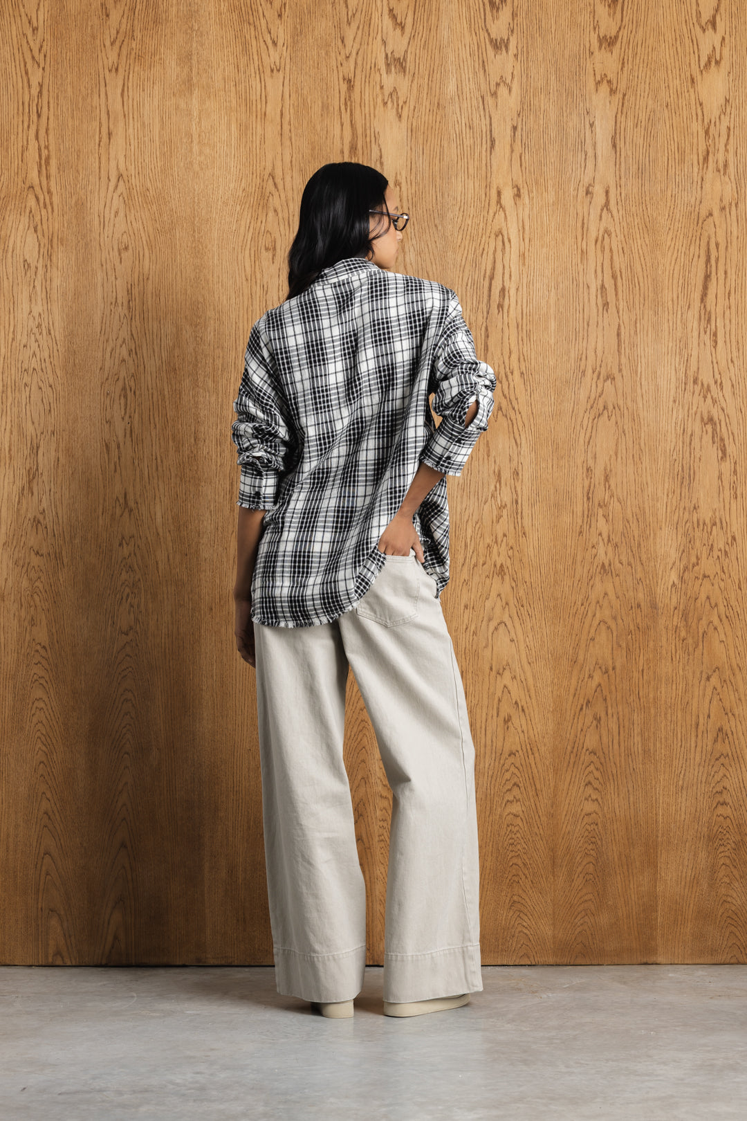 Una Pinline Wide Leg Denim