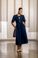 Avuya Denim Tie Dress