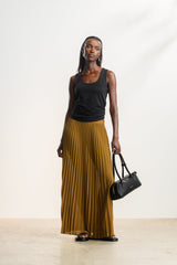Karla Pleated Maxi Skirt