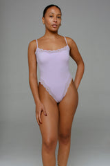 Lace Thong Bodysuit | Loungewear