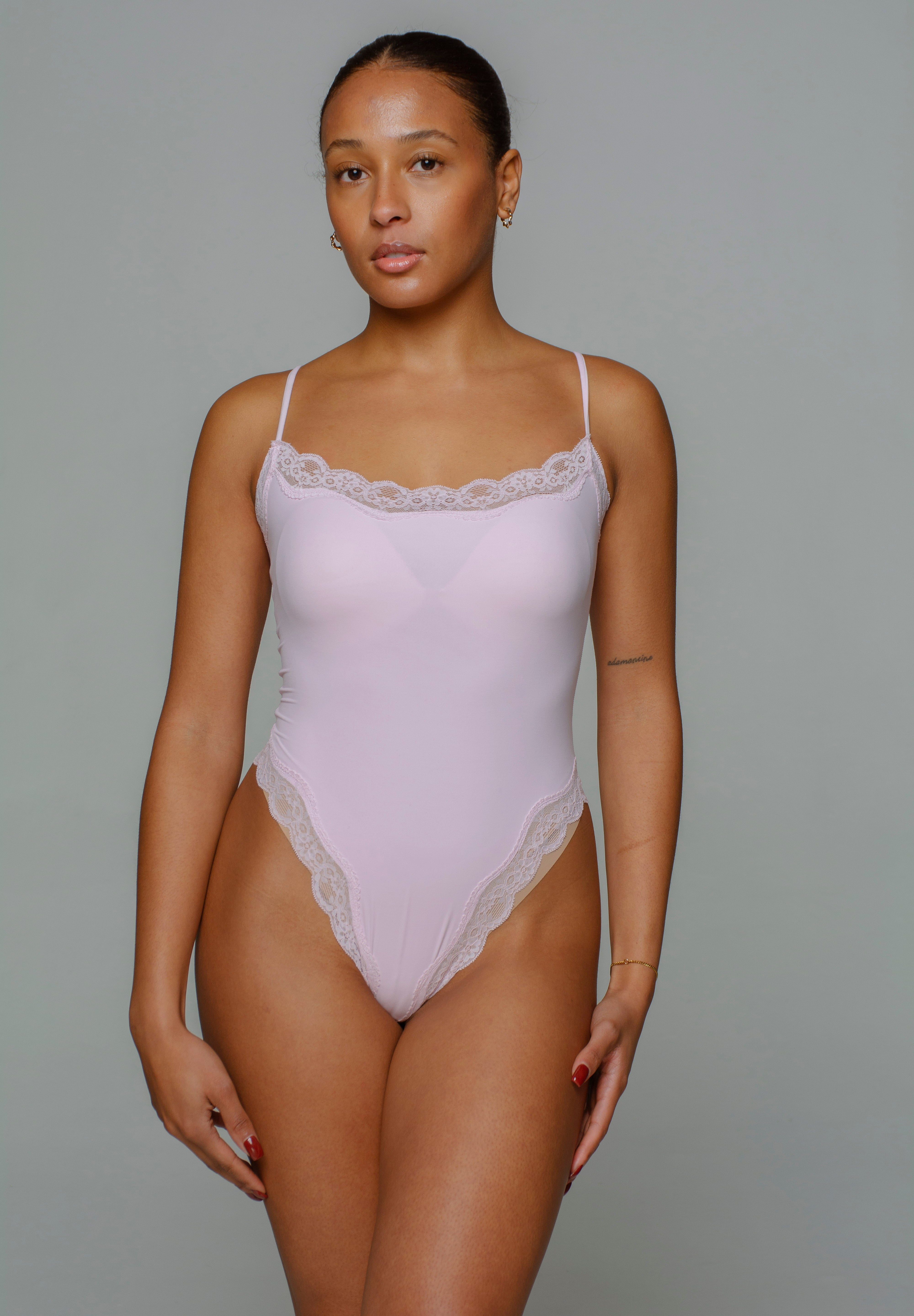 Lace Thong Bodysuit | Loungewear