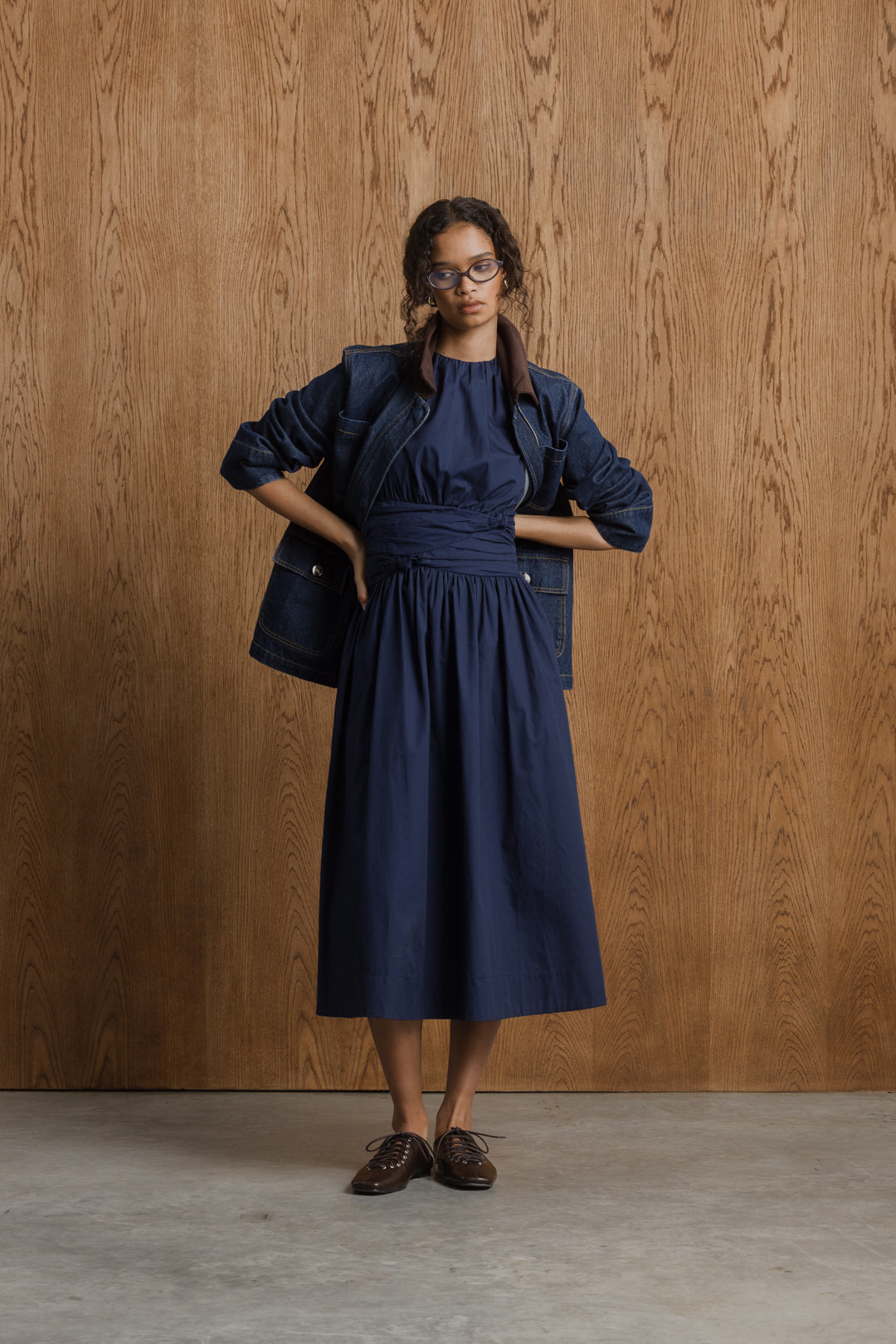 Raven Cotton Midi