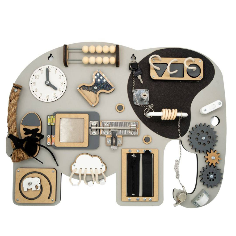 Kiani Originals Ellie the Elephant Busy Board